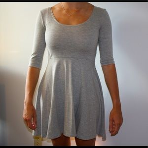 Urban Outfitters Gray Skater Dress